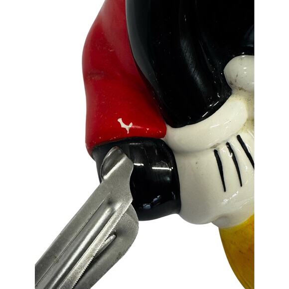 Walt Disney Pie Eyed Mickey Mouse Ceramic Piggy Bank 8 3/4” X 6" - Picture 8 of 14